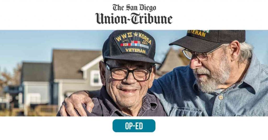 Veteran smiling